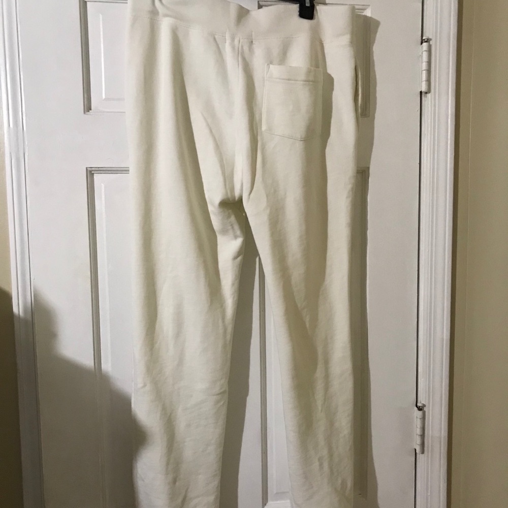 Polo Ralph Lauren Cream Rugby P Patch Jogger Sz M - Picture 3 of 5